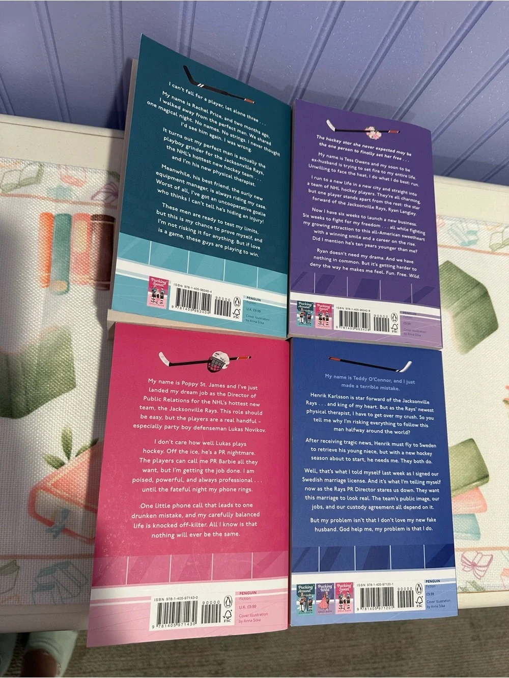 Emily Rath Jacksonville Rays 4-Book Set + Bookmark Like New - Picture 2 of 4